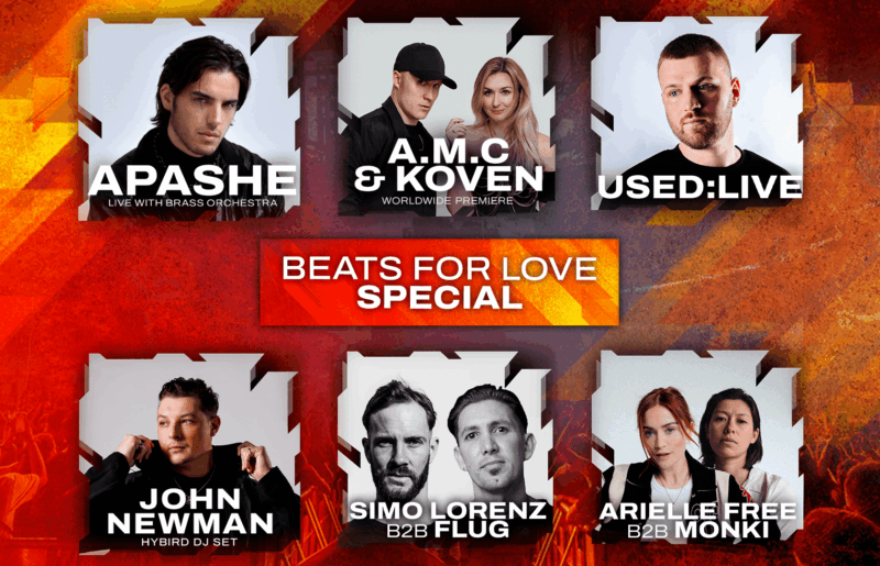 Beats for Love Special: exclusive shows not to be missed