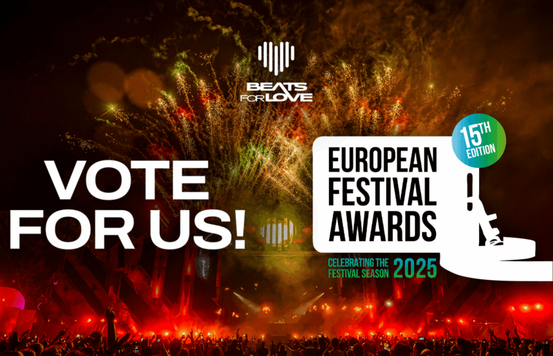 Hlasujte pro Beats for Love v European Festival Awards 💜
