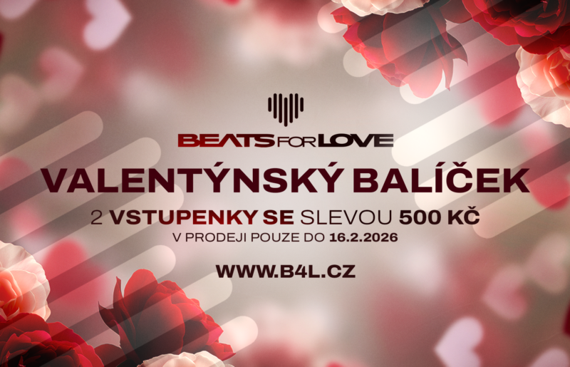 Valentýn na vlně beatů: Darujte společný zážitek na Beats for Love 2026