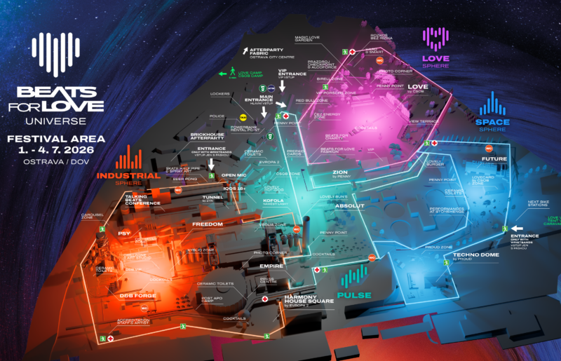 Beats for Love reveals the festival map!